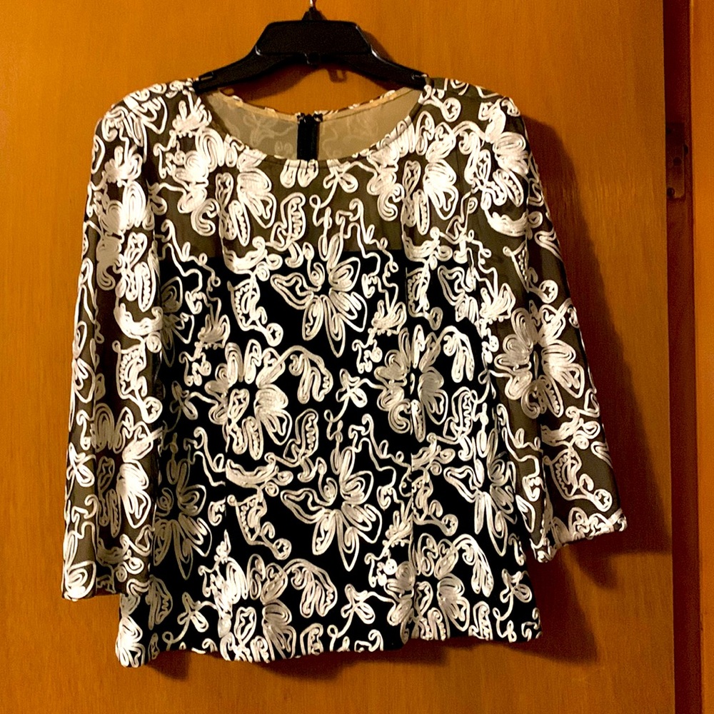 Alex Evening black and white top
